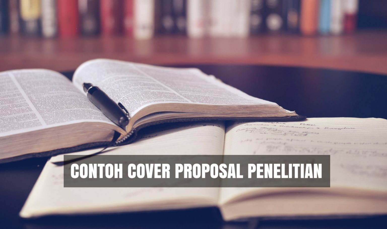 10 Contoh Cover Proposal Penelitian Lengkap